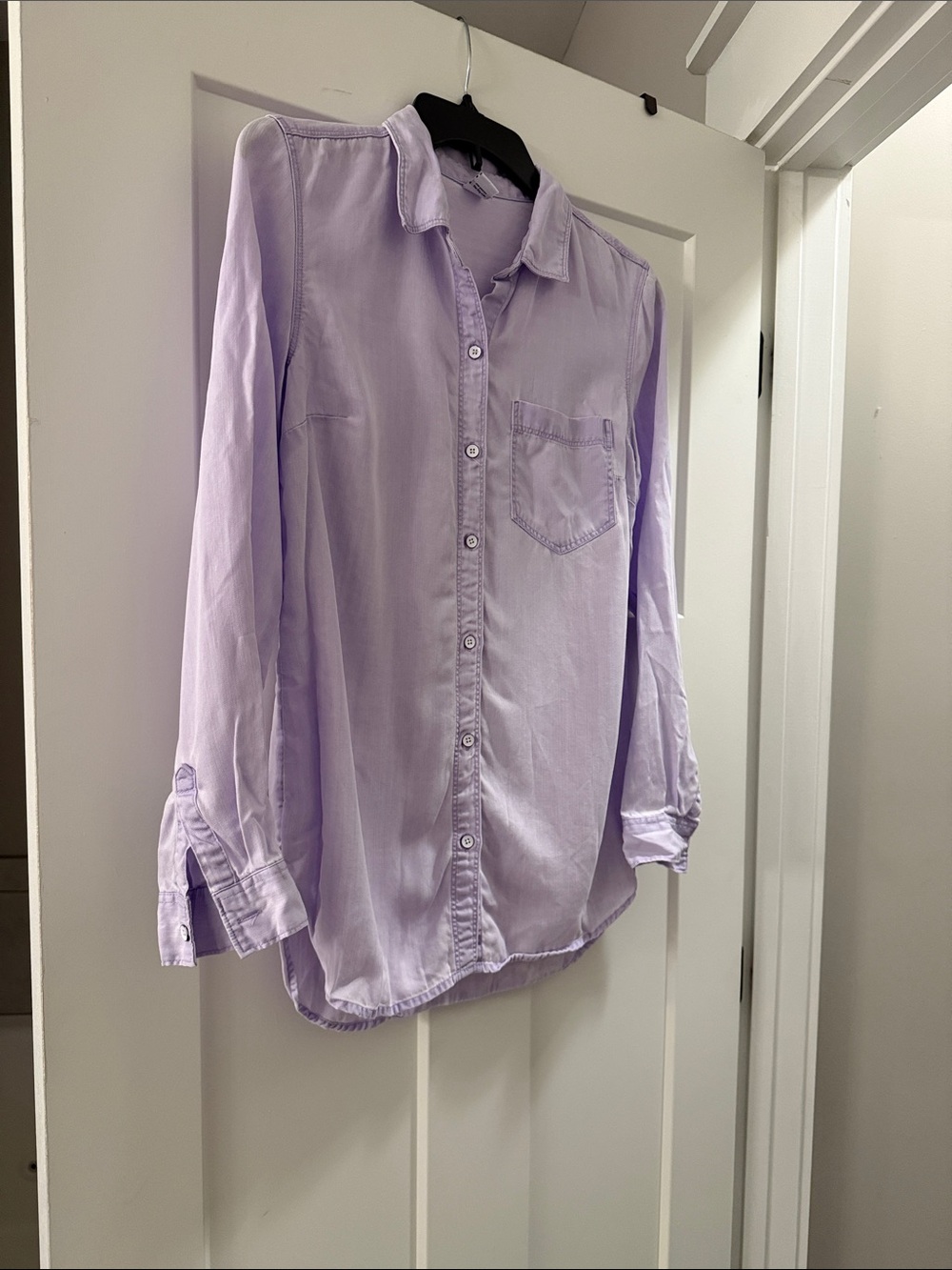 Old Navy Light Lavender Button-Down Shirt